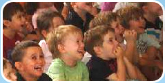 children laughing Magic Mike